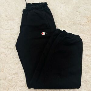 black Champion sweatpants